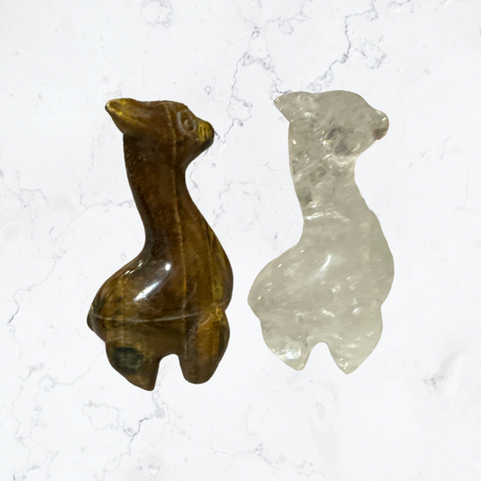 Llama Crystal Carving - Enchant & Delight