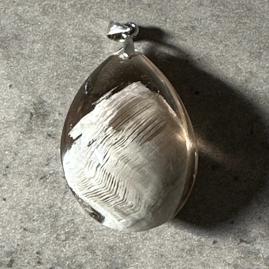 Multilayer Phantom White
Melaleuca ghost Quartz Pendant - Enchant & Delight