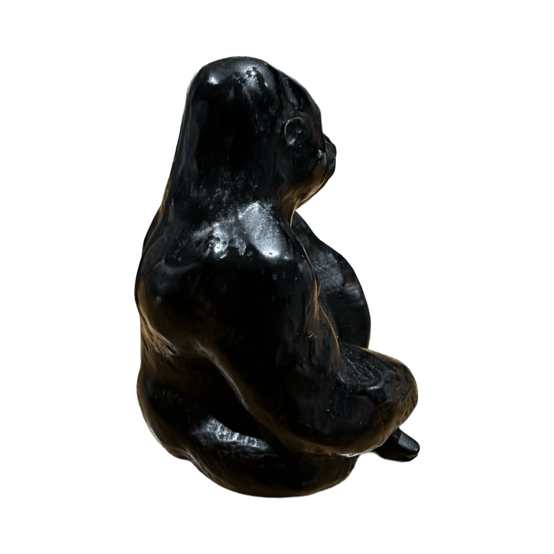 Obsidian Gorilla Carving - Enchant & Delight