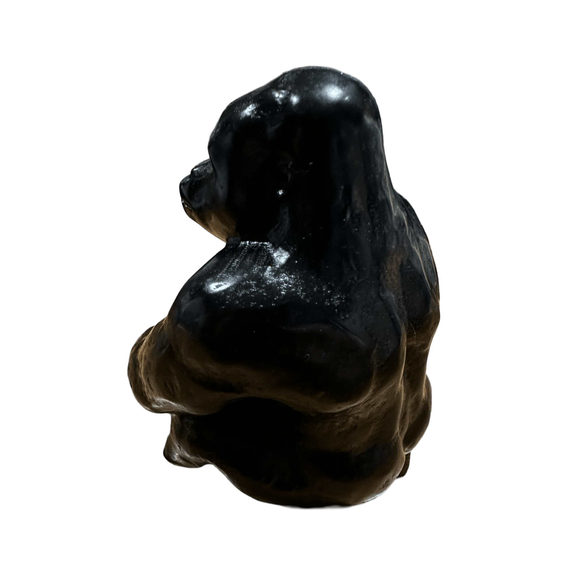 Obsidian Gorilla Carving - Enchant & Delight