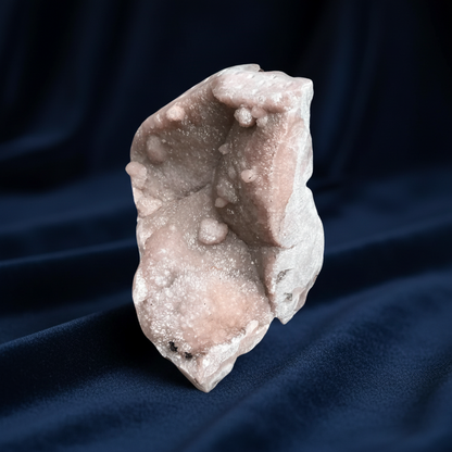 Pink Amethyst / Pink Chalcedony with Druzy