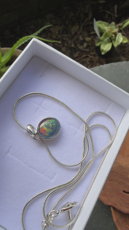 Opal No. 1 Celestial Tide Opal Pendant ✨