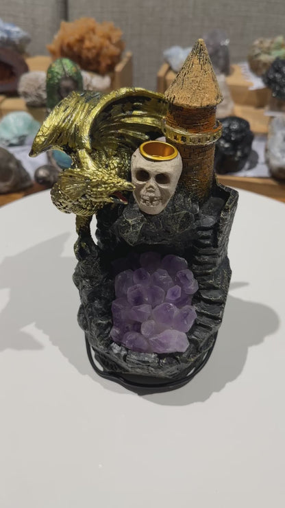 Dragons Den Amethyst Crystal Lamp