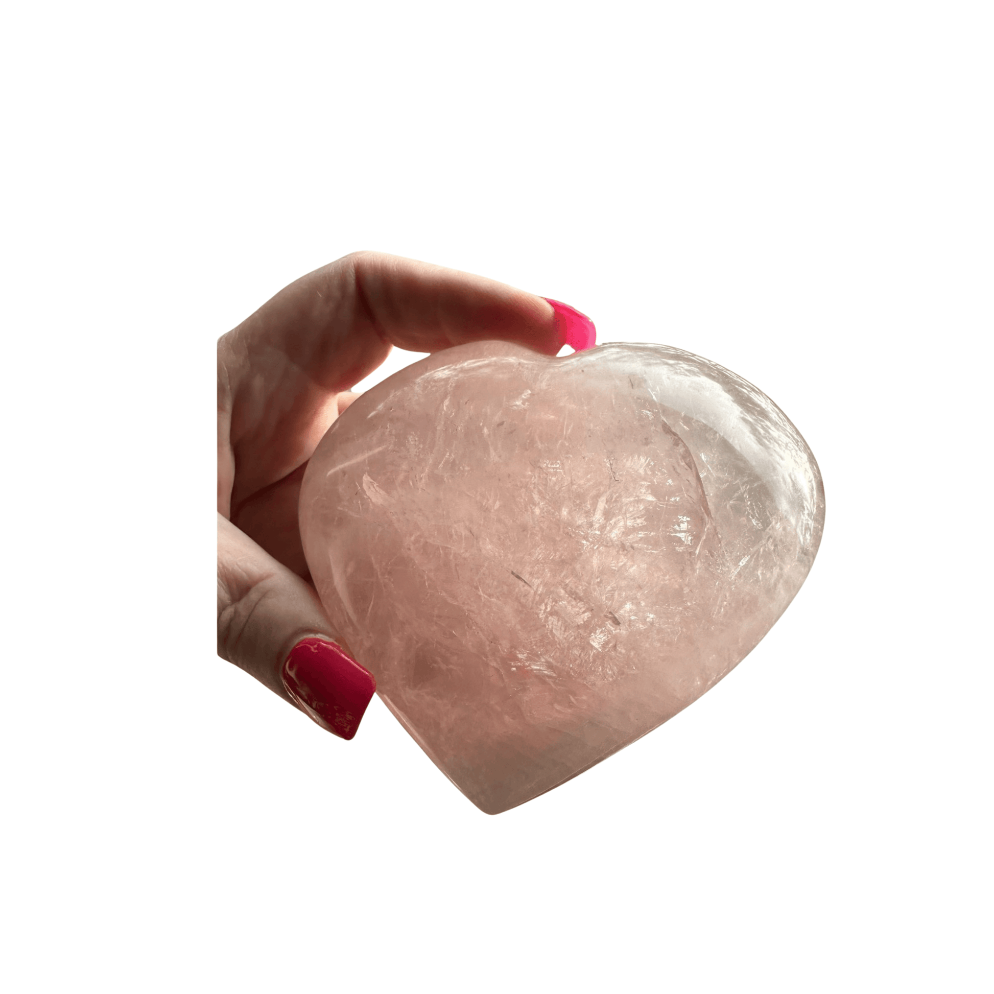 Rose Quartz heart - Enchant & Delight