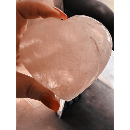 Rose Quartz heart - Enchant & Delight