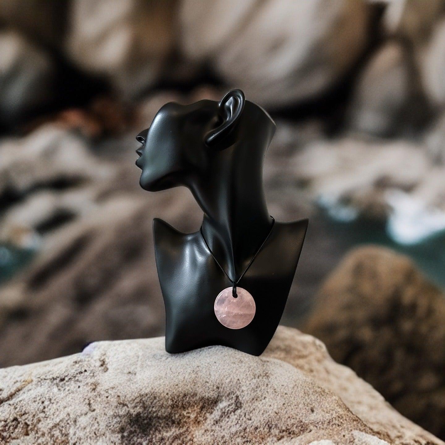 Rose Quartz pendant - Enchant & Delight