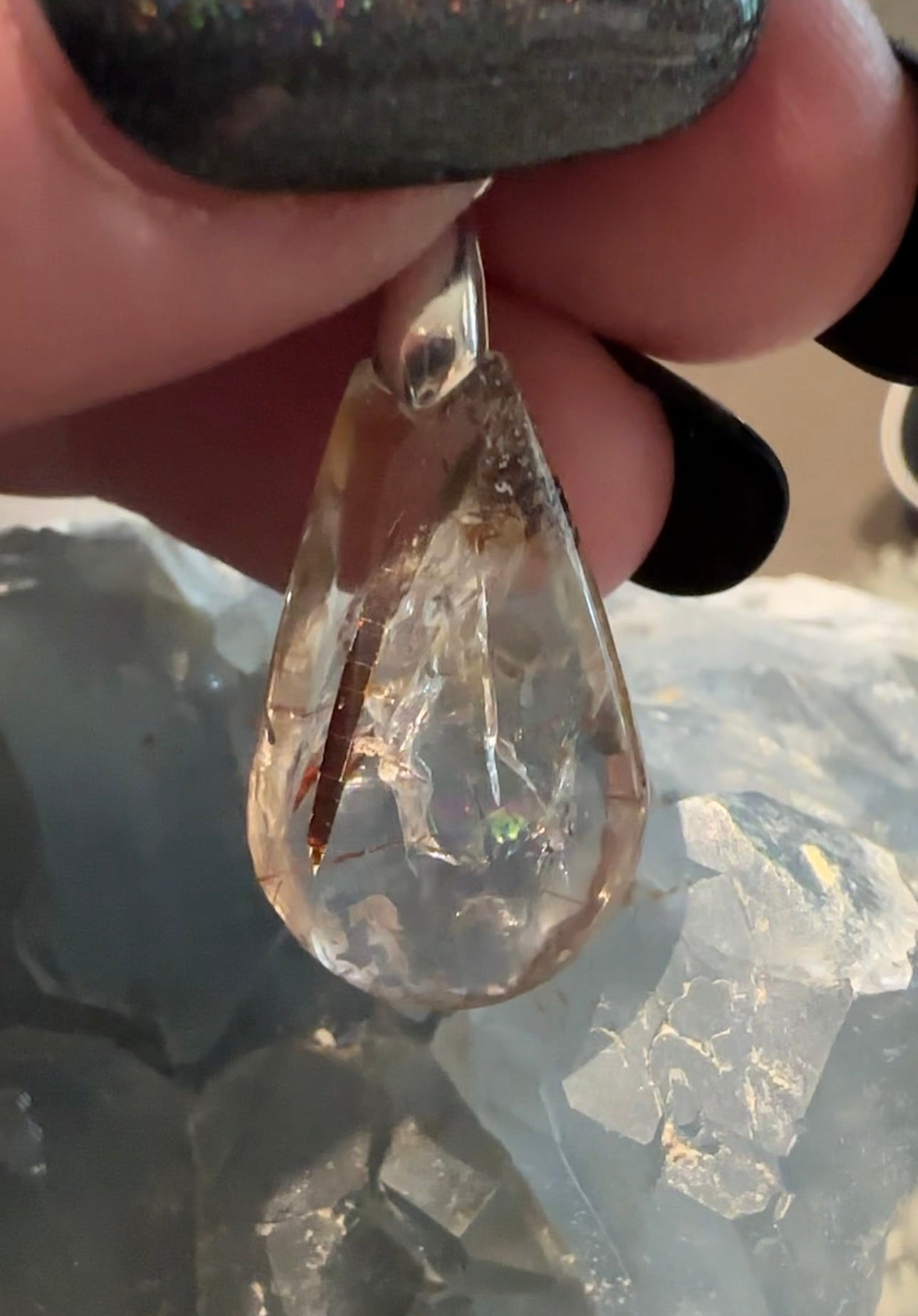 Rutile Crystal Pendant - Enchant & Delight