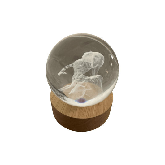 Tiger 3D Glass sphere with USB
Light - Enchant & Delight