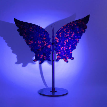 Yooperlite Crystal Butterfly Wings with holder - Enchant & Delight